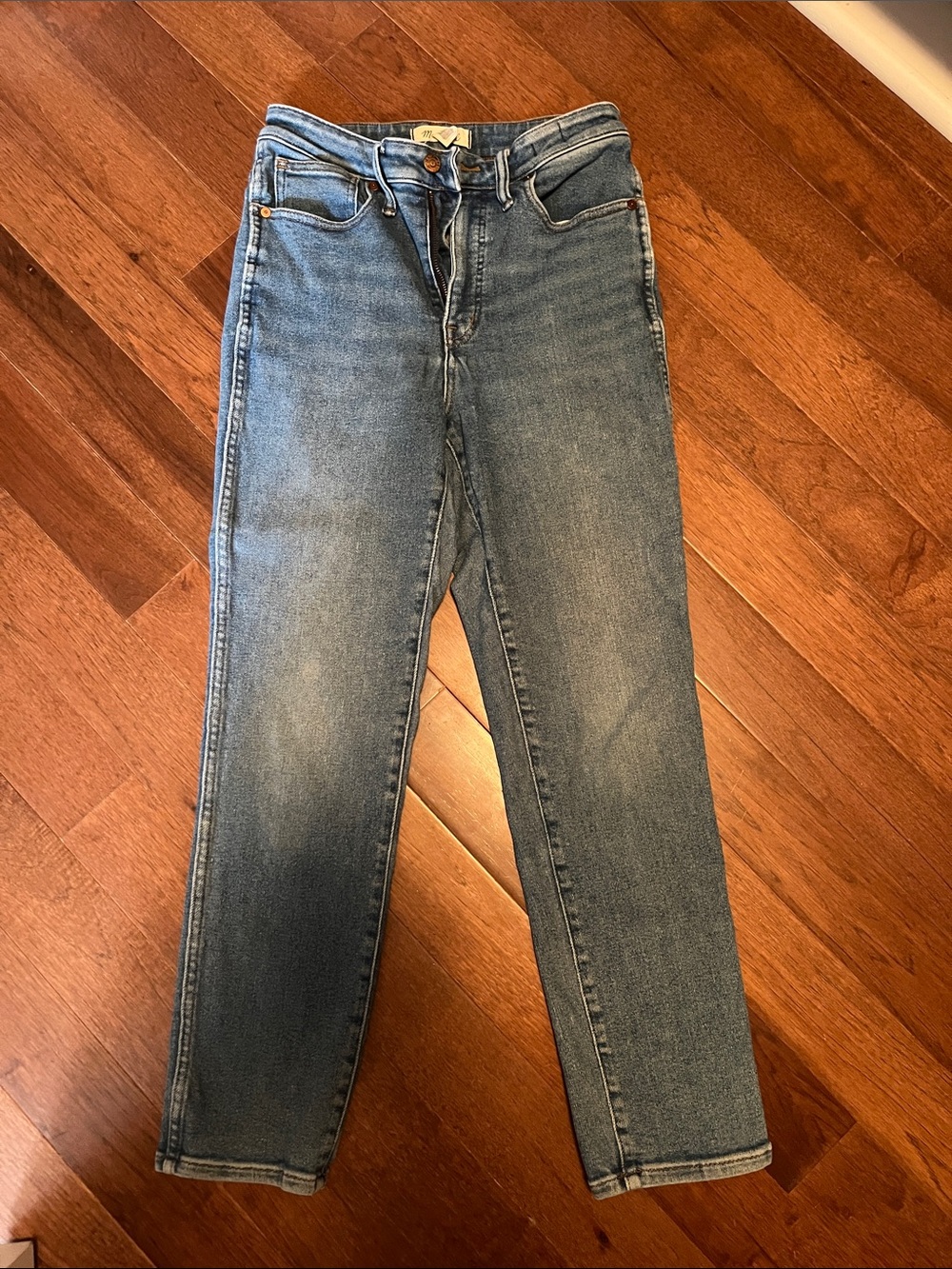 Madewell Light Blue Slim Straight Jeans